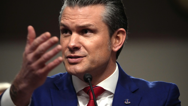 Pete Hegseth at hearing