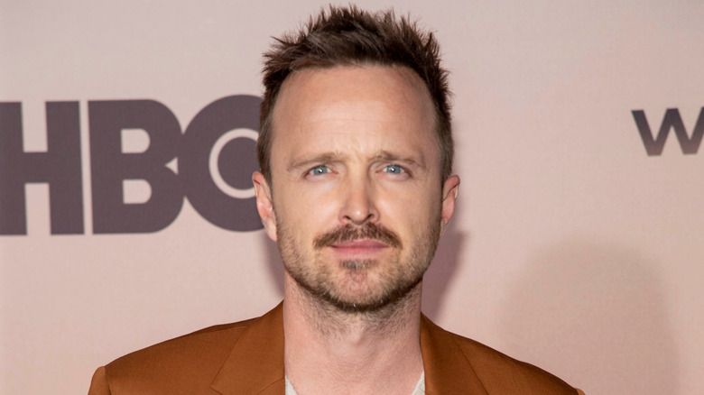 Aaron Paul on the red carpet for Westworld