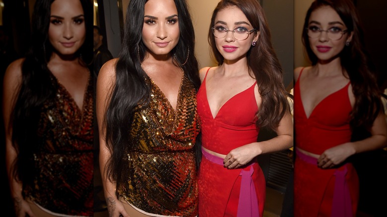 Demi Lovato with Sarah Hyland