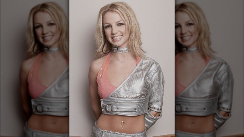 Britney Spears smiles for the camera. 