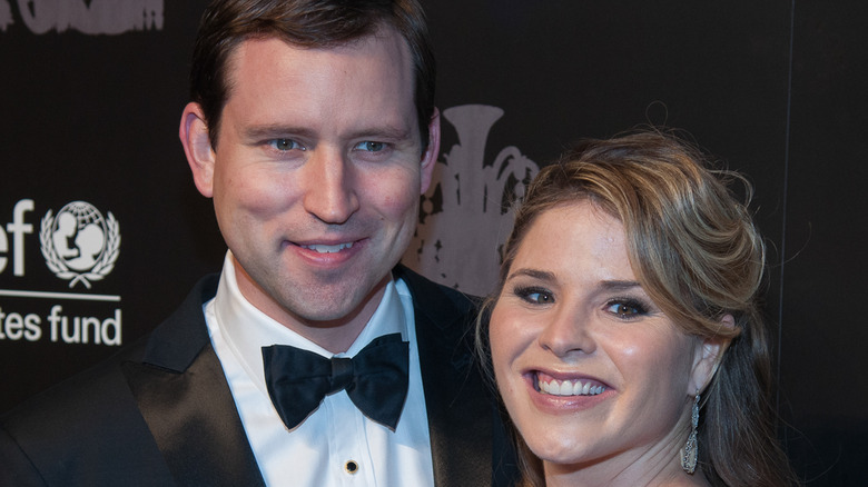 Henry Hager, Jenna Bush Hager smiling