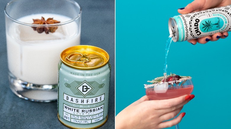 Canned margarita cocktails