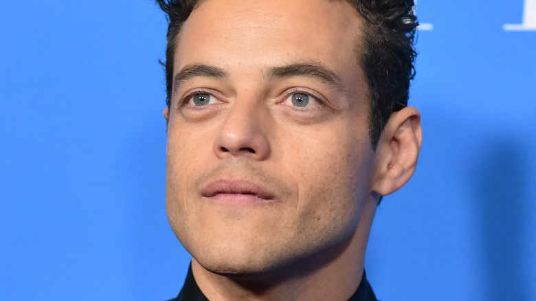 Rami Malek at press event 