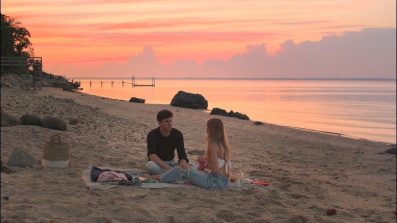 Couple on the beach 