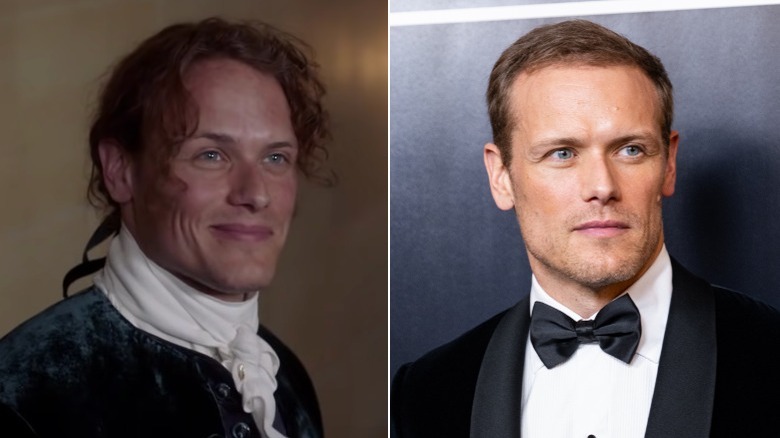 Sam Heughan in Outlander, Sam Hueghan at event