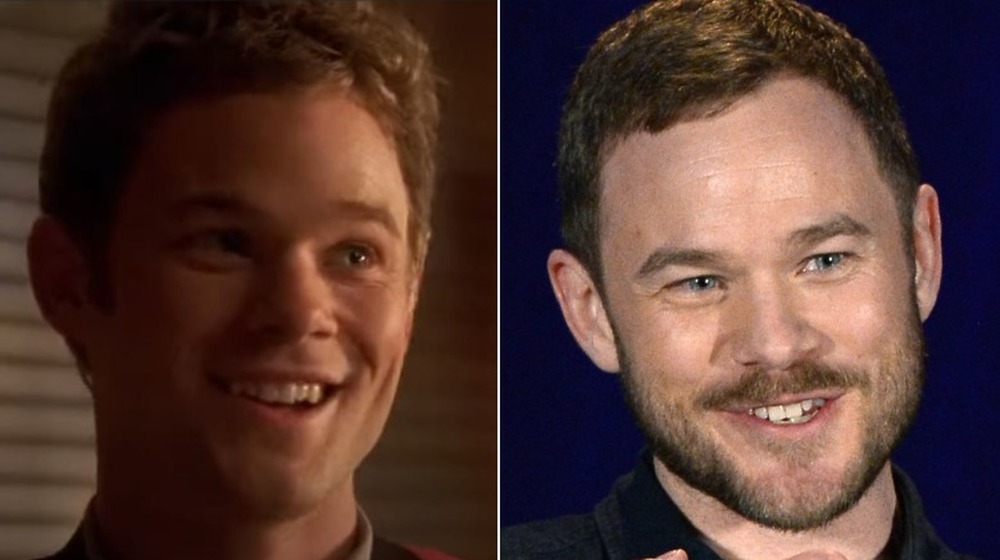 Aaron Ashmore then and now, split image