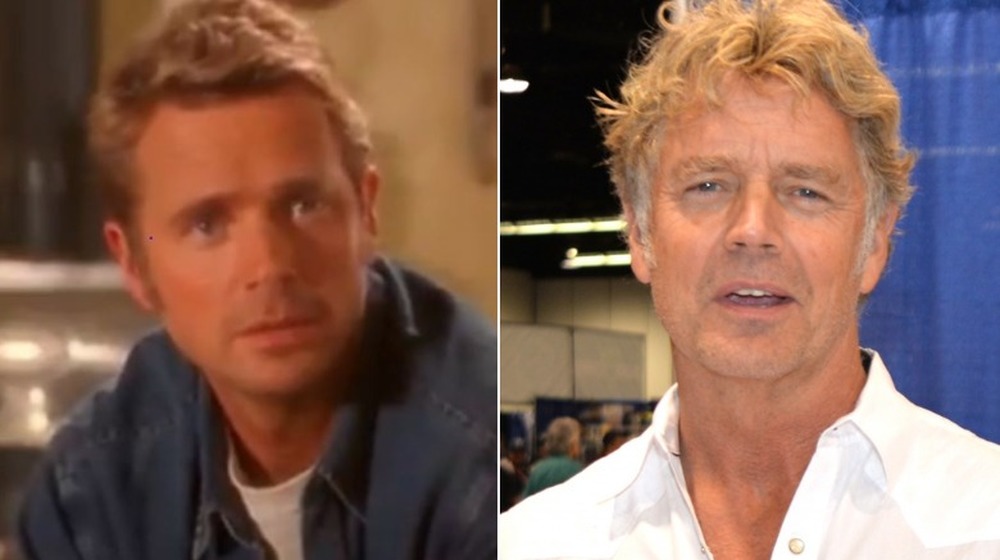 John Schneider then and now, split image