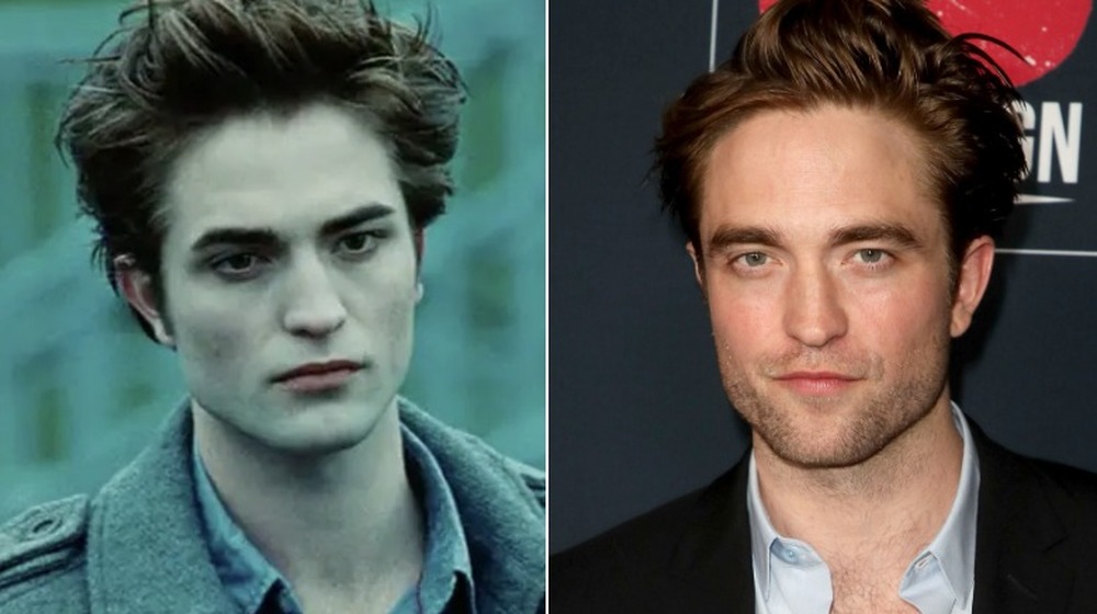 Robert Pattinson in Twilight vs now