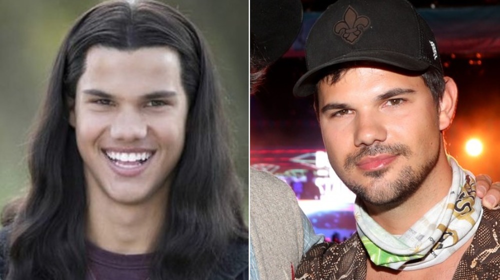 Taylor Lautner in Twilight vs now