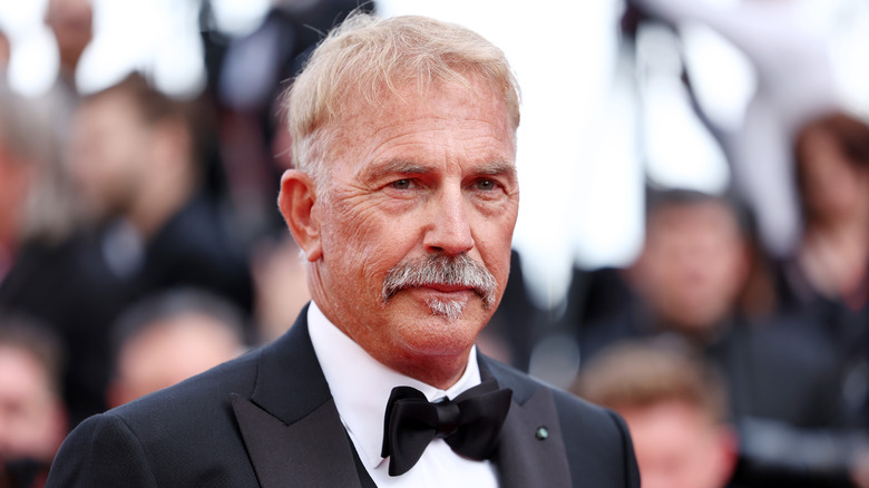 Kevin Costner attends a movie premiere