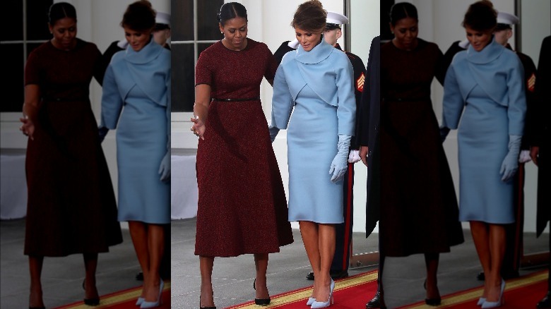 Melania Trump and Michelle Obama