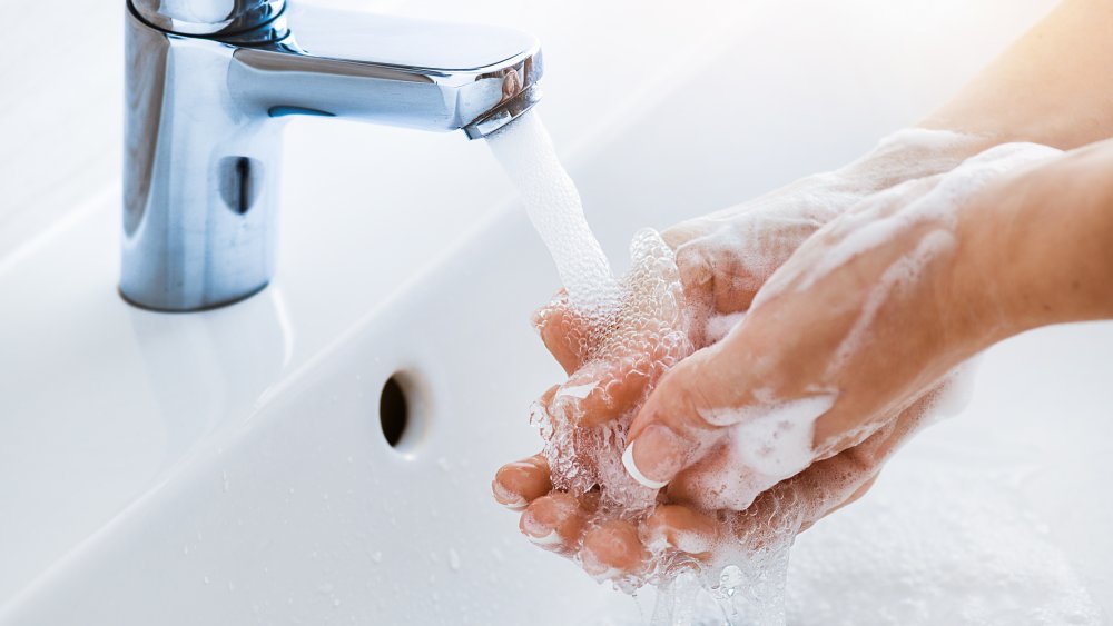 Proper handwashing