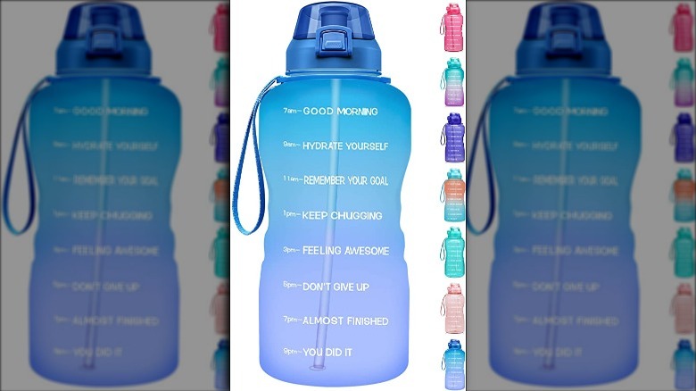 Fidus motivational water bottle on Amazon