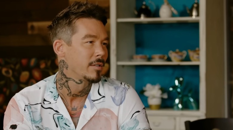 David Bromstad looking at clients on "My Dream Home Lottery"