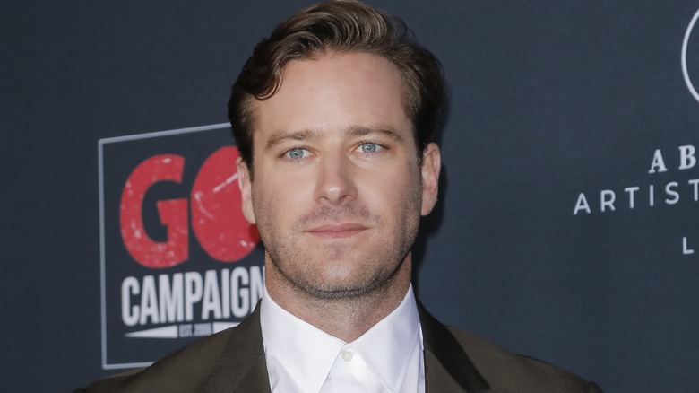 Armie Hammer posing