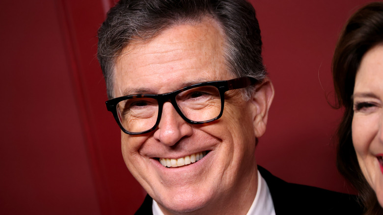 stephen colbert smiling