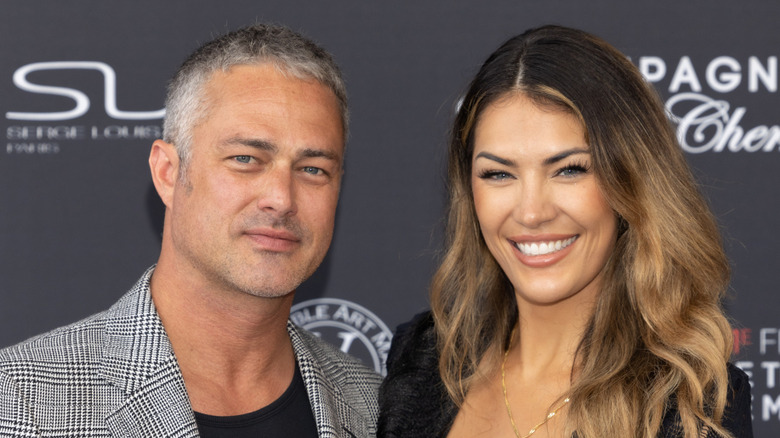 Taylor Kinney and his wife Ashley Cruger at the 61st Monte Carlo TV Festival in 2022.