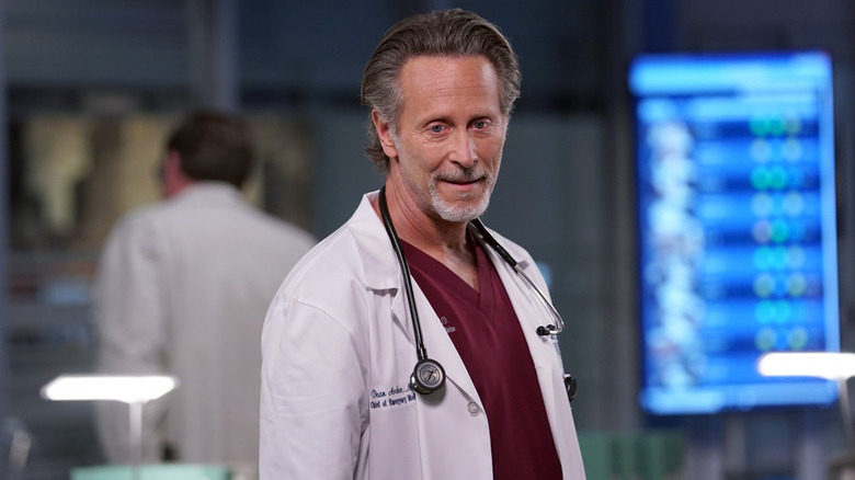 Steven Weber in character as Dr. Dean Archer in "Chicago Med"