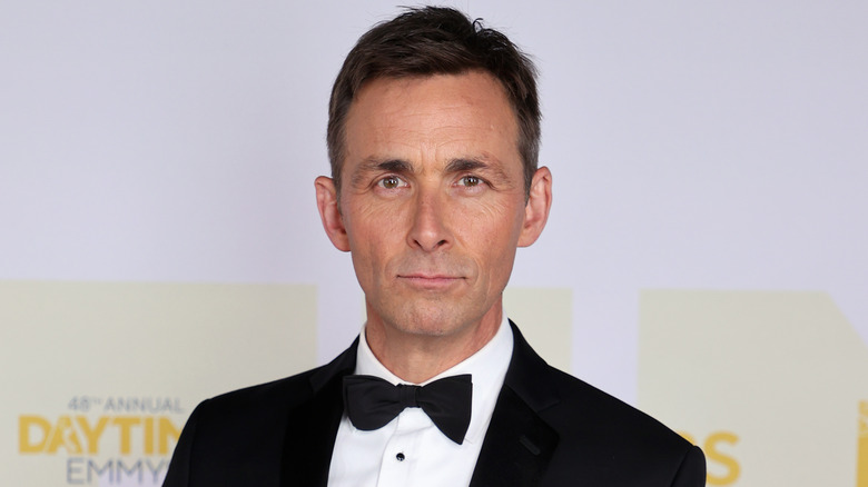 James Patrick Stuart wearing a bowtie