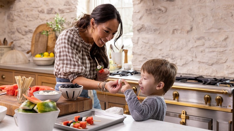 Joanna Gaines and son Crew in a thumbnail still from "Magnolia Table with Joanna Gaines"