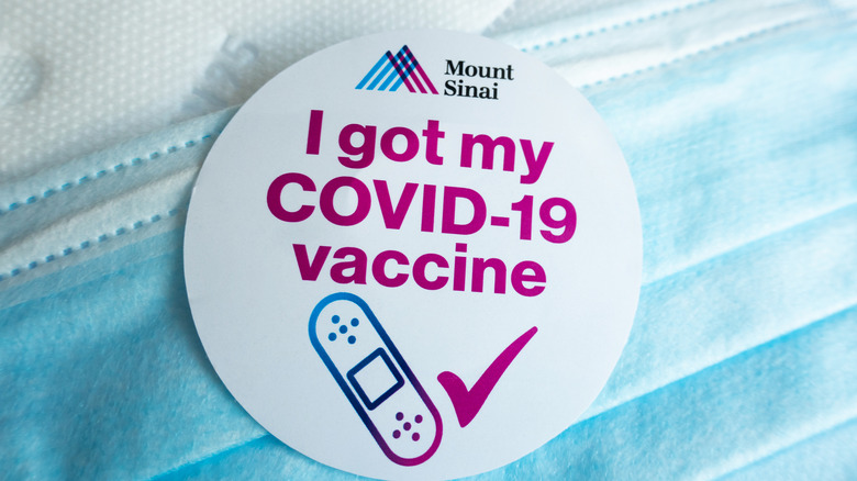 COVID-19 Vaccine sticker