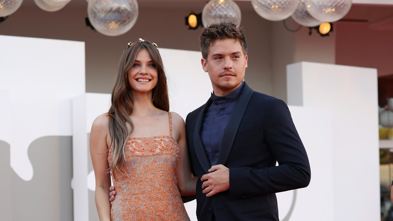 Barbara Palvin and Dylan Sprouse smiling