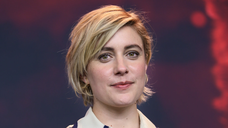 Greta Gerwig with short hair