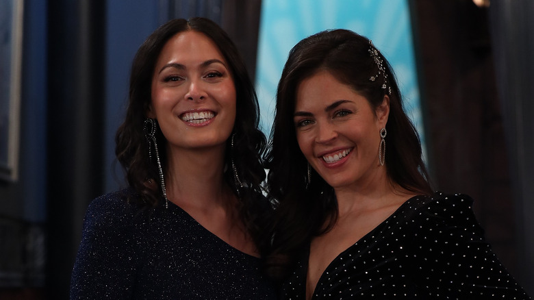 Cassandra James and Kelly Thiebaud smiling