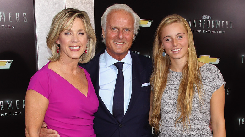 Deborah Norville with husband and daughter 