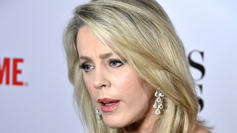 Deborah Norville looking concerned