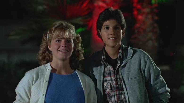 Elisabeth Shue and Ralph Macchio in The Karate Kid