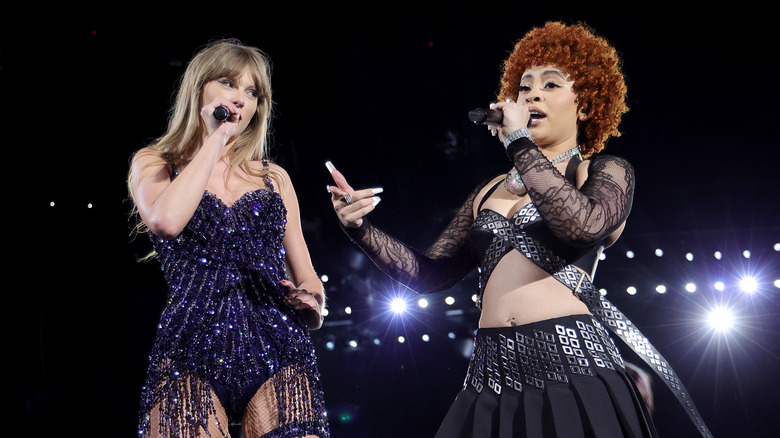 Ice Spice performs with Taylor Swift