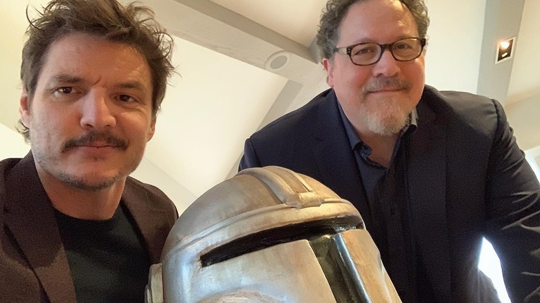 Pedro Pascal and John Favreau 