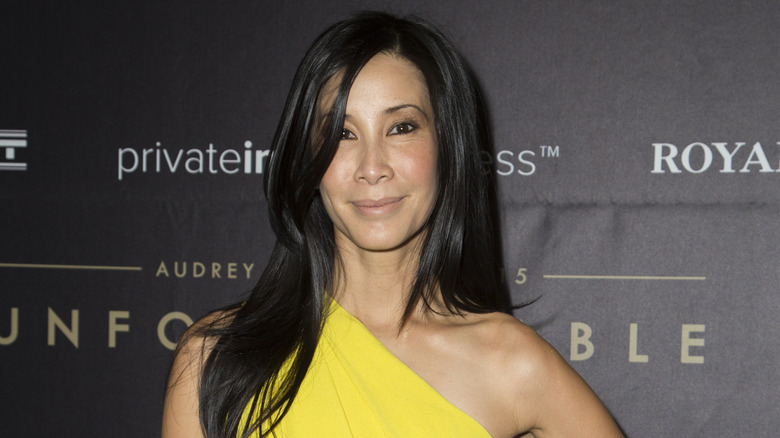 Lisa Ling with side bangs