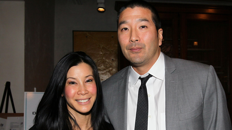 Lisa Ling and Paul Song posing together