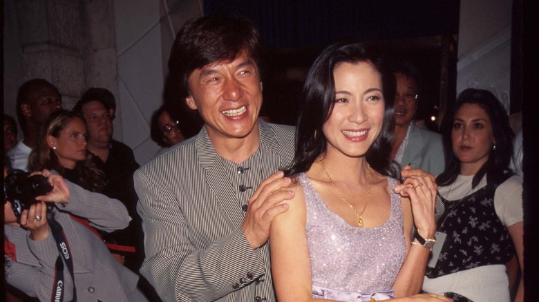 Michelle Yeoh with Jackie Chan