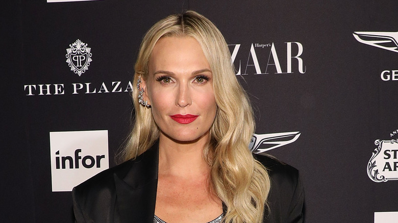 Molly Sims in black