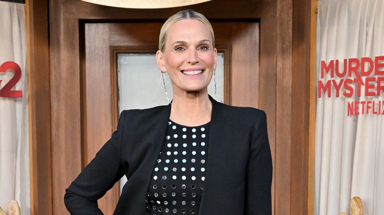 Molly Sims smiling