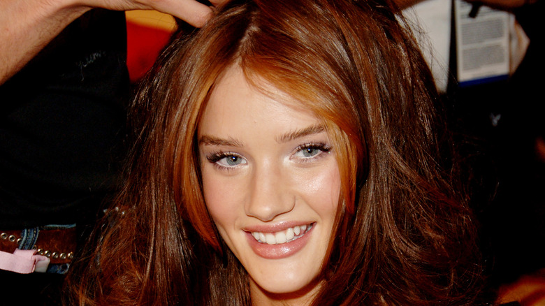 Rosie Huntington-Whiteley smiling