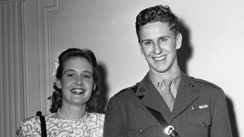 Mary Pinchot Meyer and Cord Meyer smiling