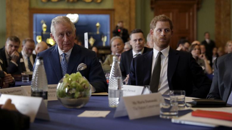 Prince Harry and King Charles III