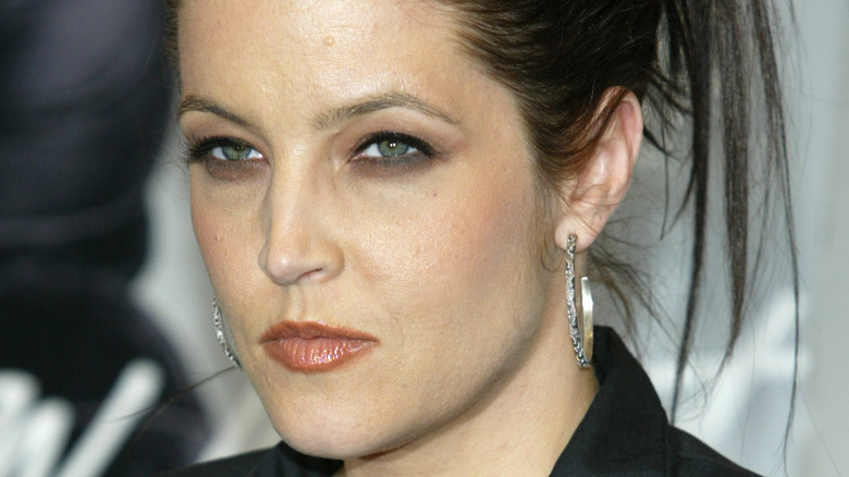 Lisa Marie Presley close-up