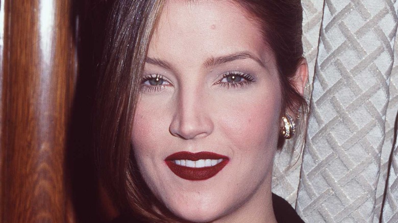 Lisa Marie Presley smiling