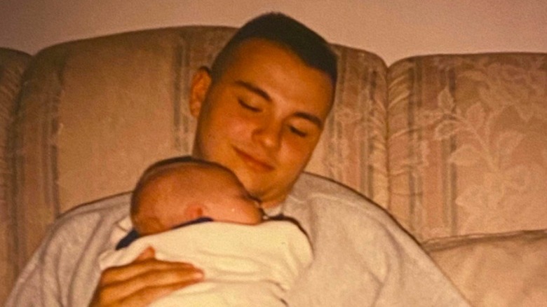 Baby Matt Rife and his father