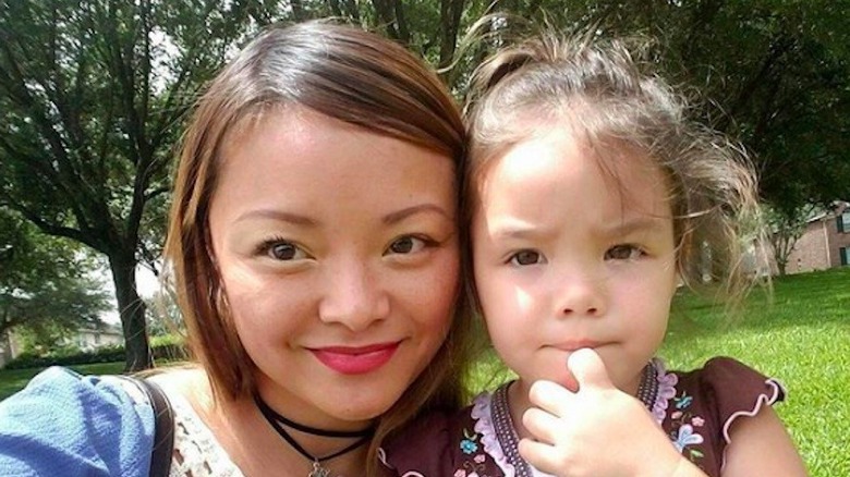 Tila Tequila and one of her daughters in 2024