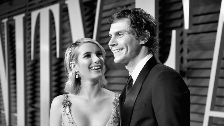 Emma Roberts and Evan Peters