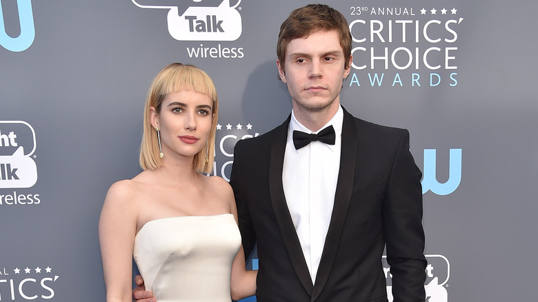 Emma Roberts and Evan Peters