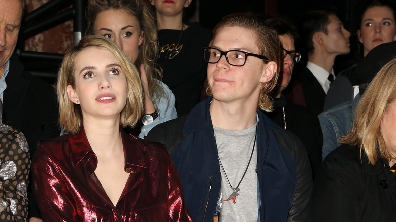 Emma Roberts and Evan Peters