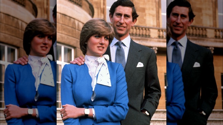 Princess Diana and Prince Charles announce engagement