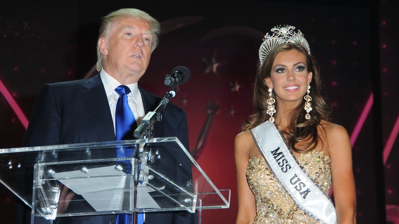 Donald Trump with Miss USA 2013 Erin Brady